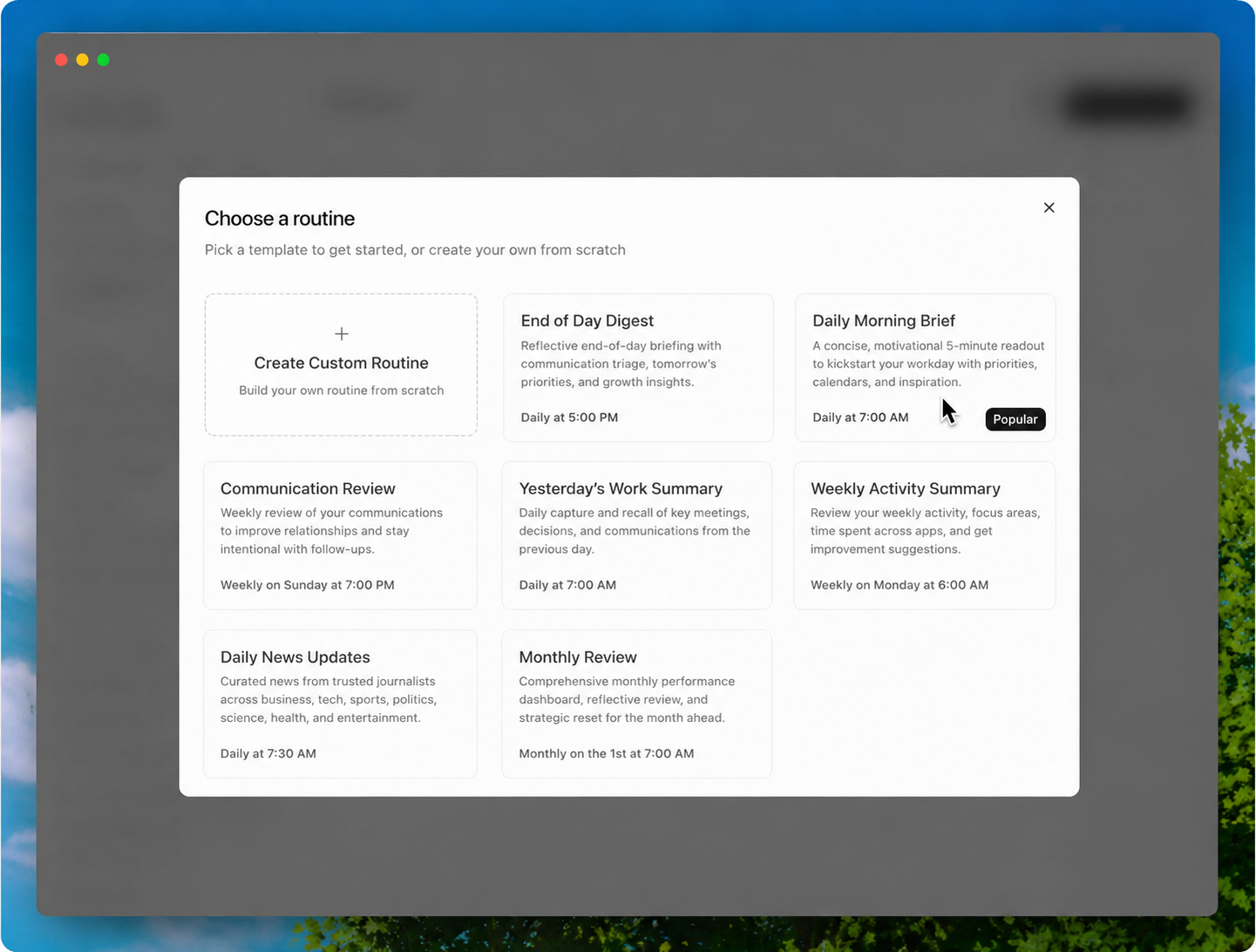 Maple Contextual Memory